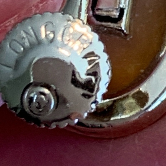 Vintage 1960’s Longcraft faux opal and dragon’s breath screw back earrings - Picture 8 of 8